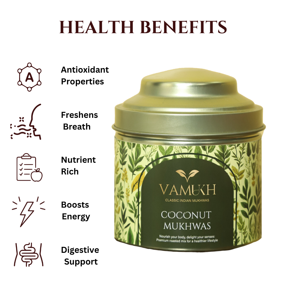 Coconut Mukhwas - Sweet and Nutty Mouth Freshener Vamukh