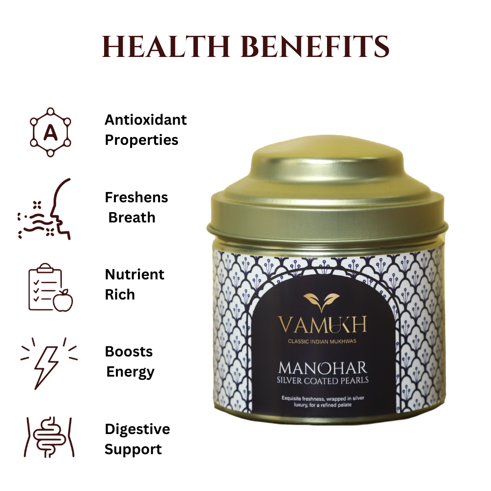 MANOHAR (Silver Coated Pearls) Vamukh