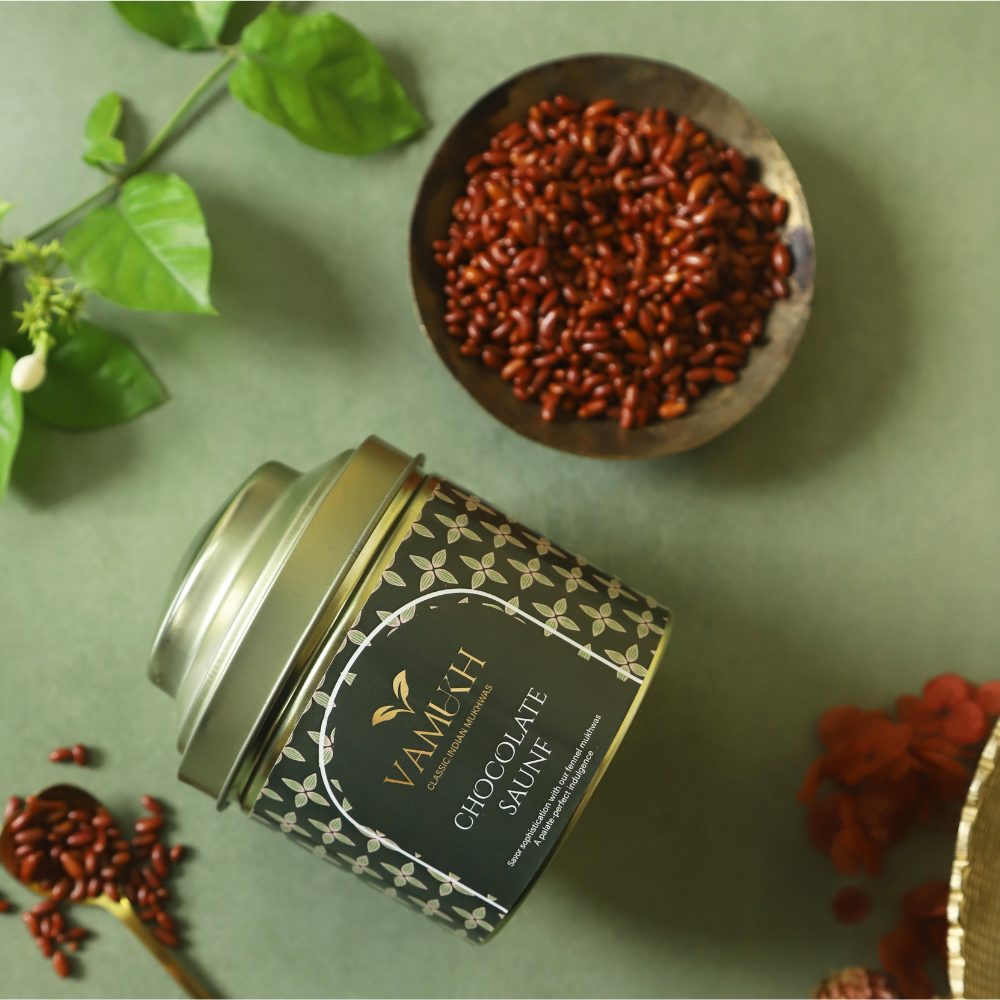 Chocolate Saunf - Sweet Candy Coated Mukhwas Vamukh