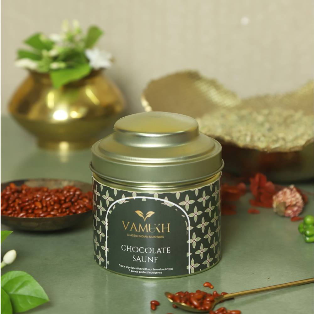 Chocolate Saunf - Sweet Candy Coated Mukhwas Vamukh