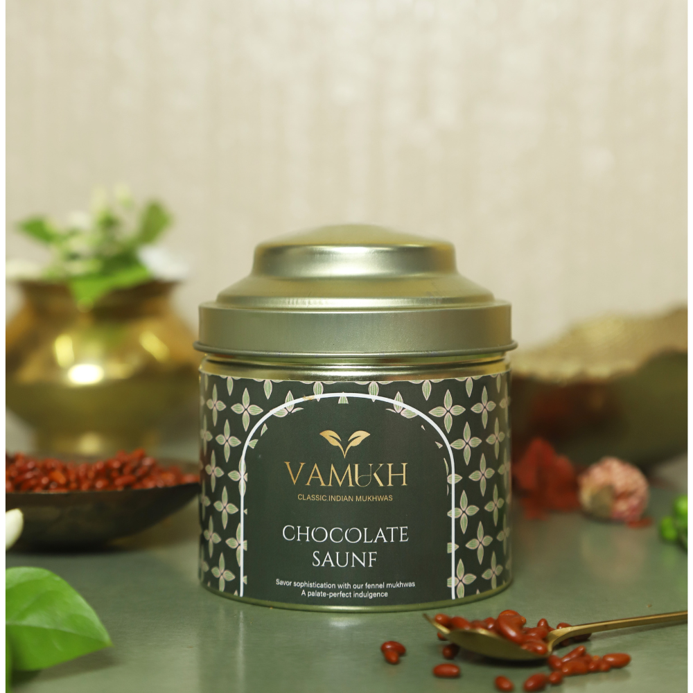 Chocolate Saunf - Sweet Candy Coated Mukhwas Vamukh