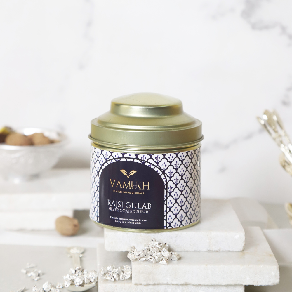 RAJSI GULAB (Silver Coated Supari) Vamukh
