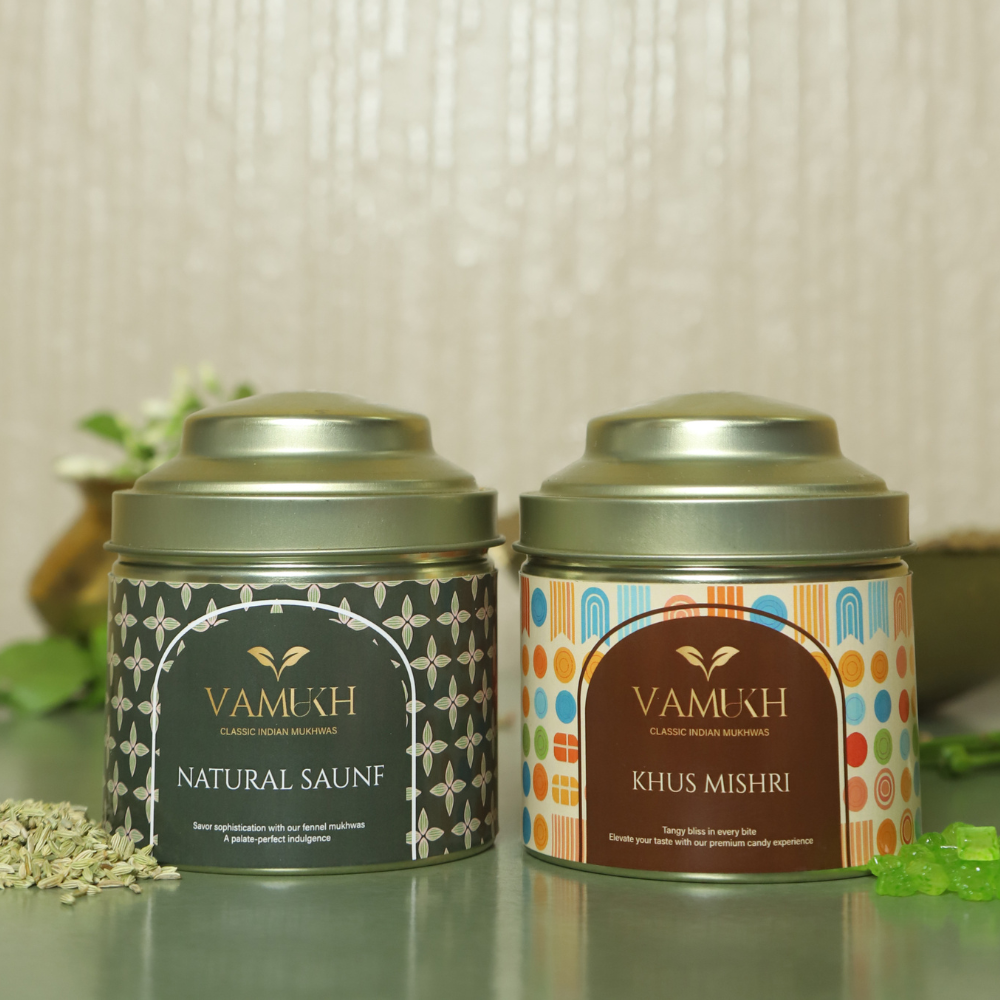 Khus Mishri and Natural Saunf Vamukh : Classic Indian Mukhwas