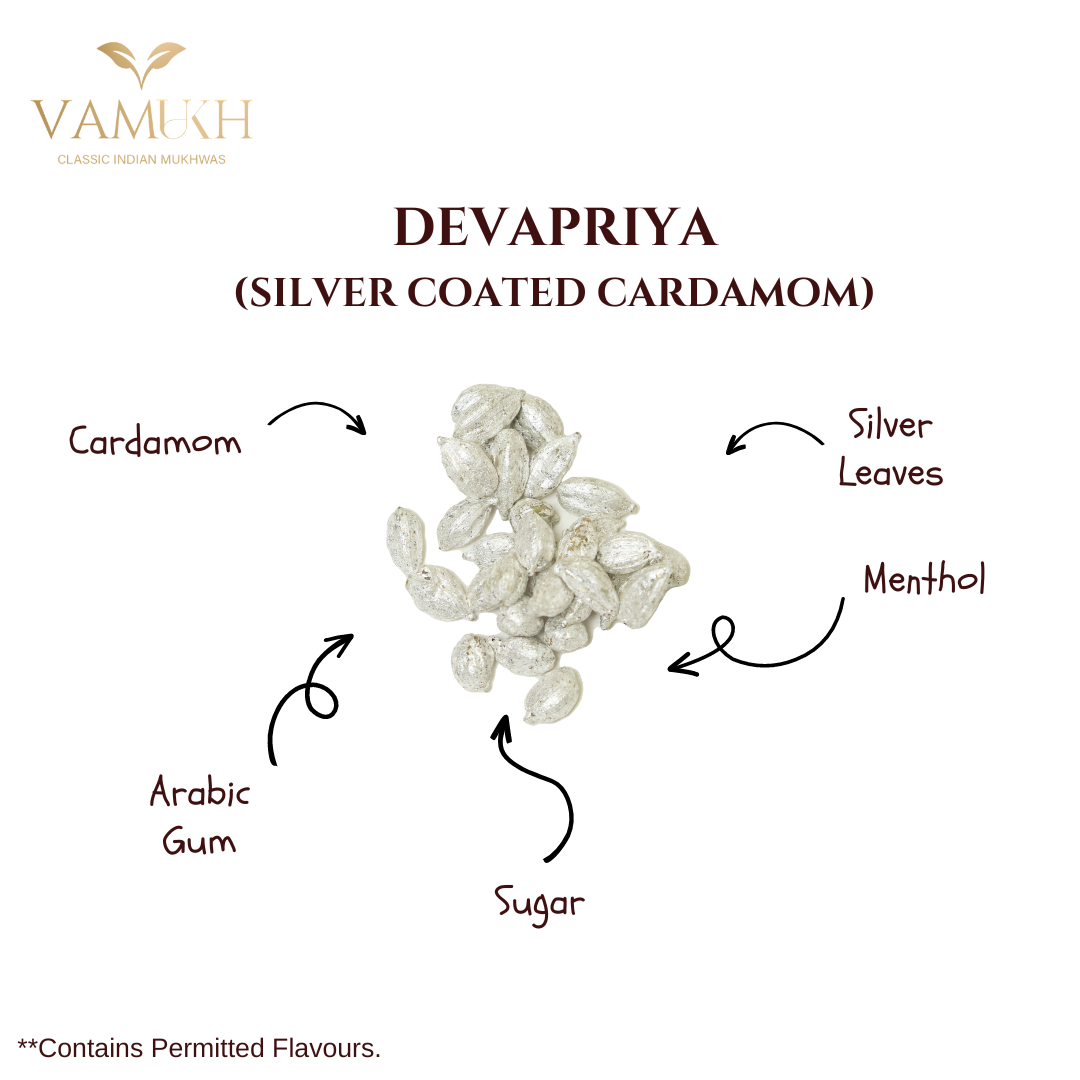 DEVAPRIYA (Silver Coated Cardamom)