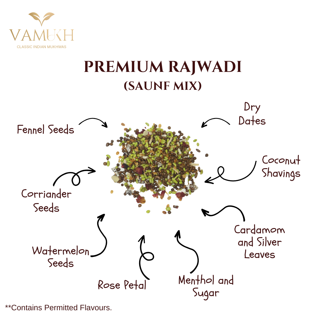 Premium Rajwadi (Saunf Mix)