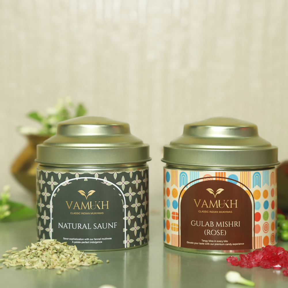 Gulab (Rose) Mishri and Natural Saunf